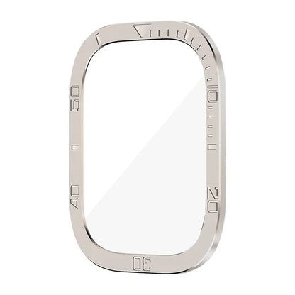 Screen Protector For Apple Watch Ultra 49mm Case Accessories Metal Cover Frame+Tempered Glass For iWatch Ultra 4 3 2 49mm Bezel