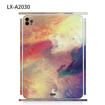Tablet Sticker For 2025/2024 iPad Pro Air M4/M3 11/13 inch Colourful Skin Anti-scratch Sticker Tablet Bezel Section Sticker