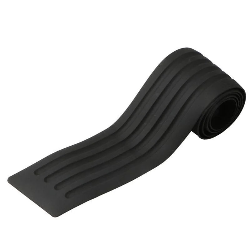 Car Trunk Sill Protector, Rear Bumper Guard, Tailgate Threshold Strip, Silicone Anti - Collision & Scratch Protection for Auto