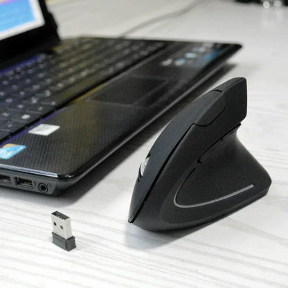Vertical Wireless Ergonomic Mouse,Dual-Mode Bluetooth/2.4G Rechargeable Silent Optical RGB Gaming Mice For PC Laptop Desktop