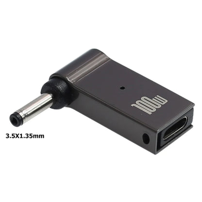 100W USB Type C Fast Charging Adapter Plug Connector Universal USB C Laptop Charger Converter for Dell Asus Hp Acer Lenovo