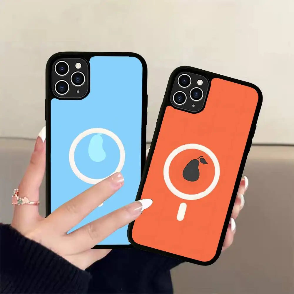 Icarly Pear Logo For Magsafe Case for iPhone 17 16 Pro Max 15 14 Plus 13 12 11 Wireless Charging Phone Cover