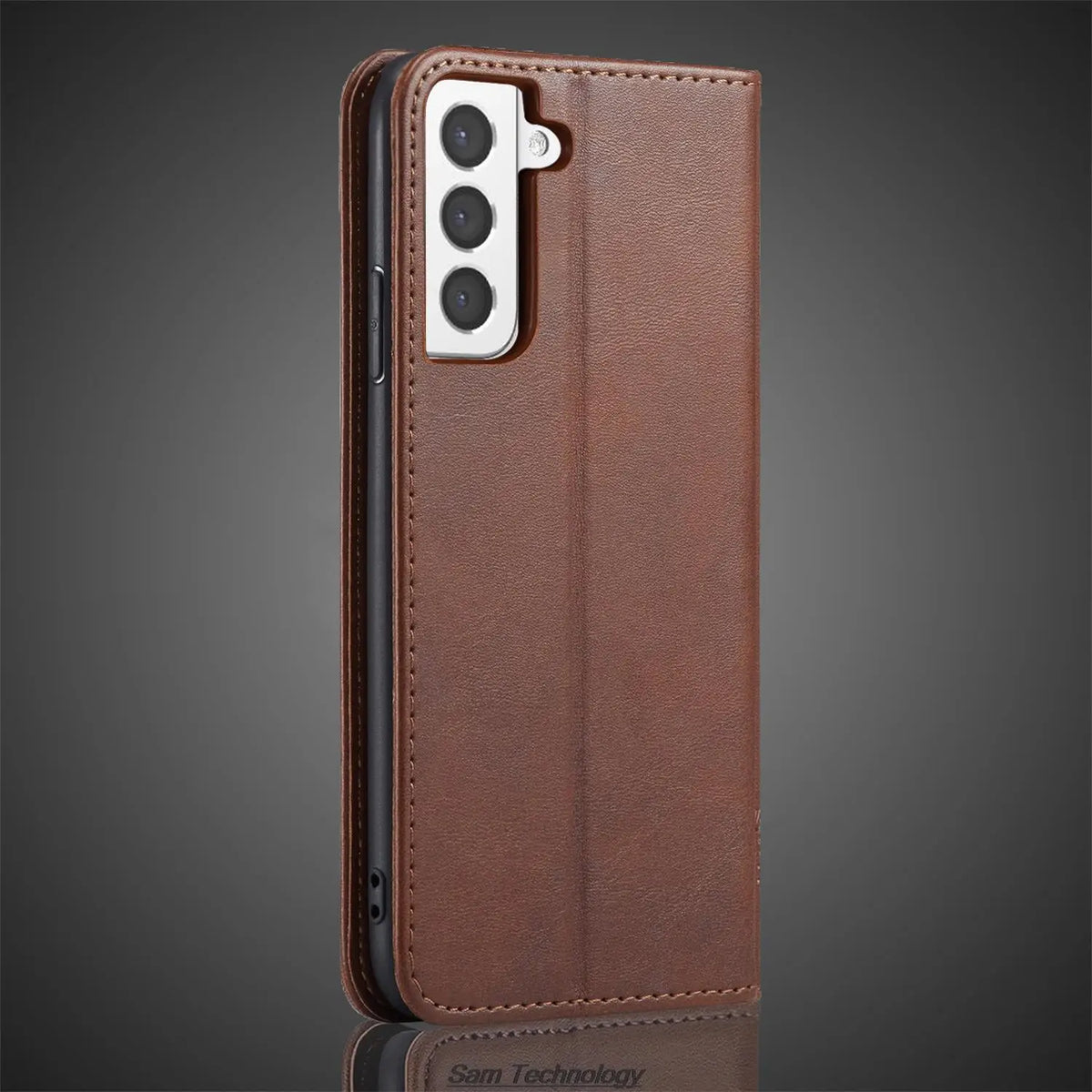 Magnetic attraction Leather Case for Samsung Galaxy S21 5G 6.2" Holster Flip Cover Case Wallet Phone Bags Fundas Coque