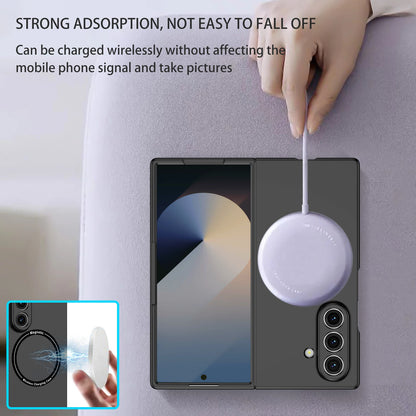 Anti-Fingerprint Plain Black Case for Samsung Galaxy Z Fold 8 Ultra 5G Fold8 Fold7 Fold 7 6 5 4 3 Fold6 Fold5 Fold4 Fold3