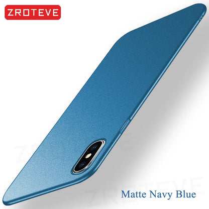 For iPhoneX Case ZROTEVE Luxury Ultra Thin Frosted Hard PC Cover For Apple iphone XR X S XS Max iPhonex 10 iPhone10 Phone Cases