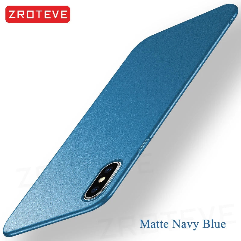 For iPhoneX Case ZROTEVE Luxury Ultra Thin Frosted Hard PC Cover For Apple iphone XR X S XS Max iPhonex 10 iPhone10 Phone Cases