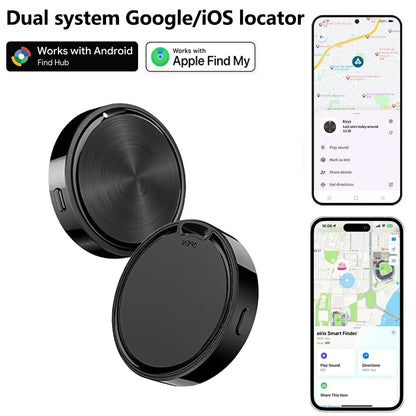 Mini Global GPS Locator Real-time Position Tracker Dual OS Compatible with iOS Android Anti Lost Item Finder for Bag Key Pet Car