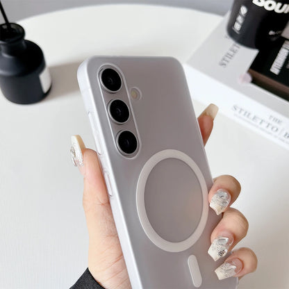 Case for Samsung S26 Ultra S25 S24 A57 A56 A55 A37 5G A36 A17 A16 Magnetic Wireless Charging Shockproof Ultra Thin Cover