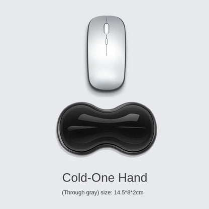 Silicone Keyboard Mouse Wrist Rest Support Ergonomic Wave Hand Pad Cushion Comfortable Soft For Gaming Office PC Computer Laptop