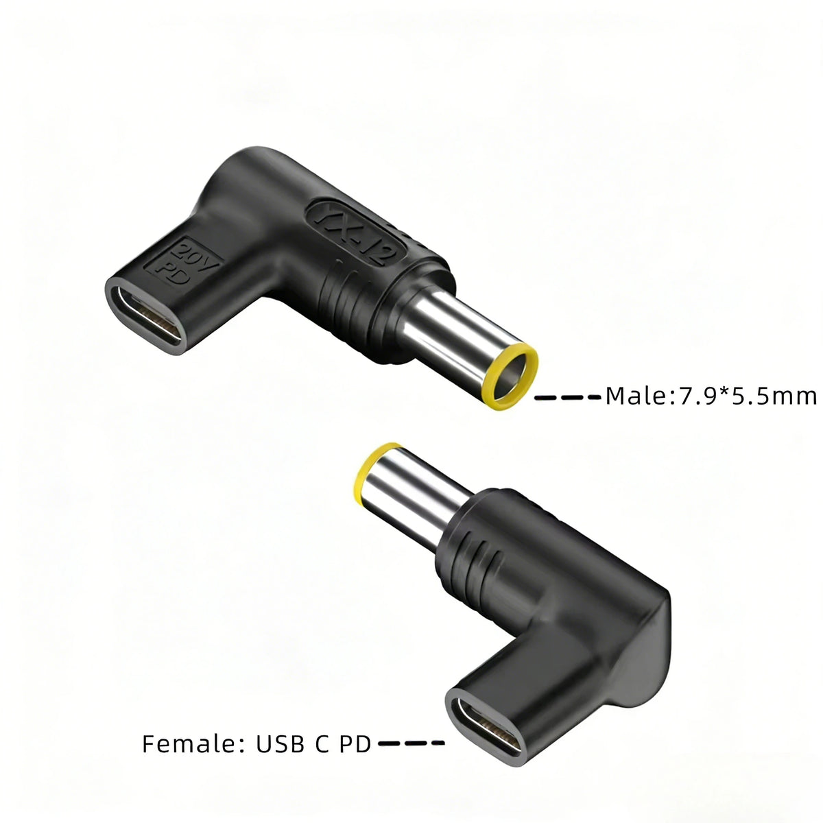 PD 100W Type C to Universal Laptop Charger Converter for Asus Lenovo Hp Dell Acer Samsung USB C Fast Charger Adapter Connector