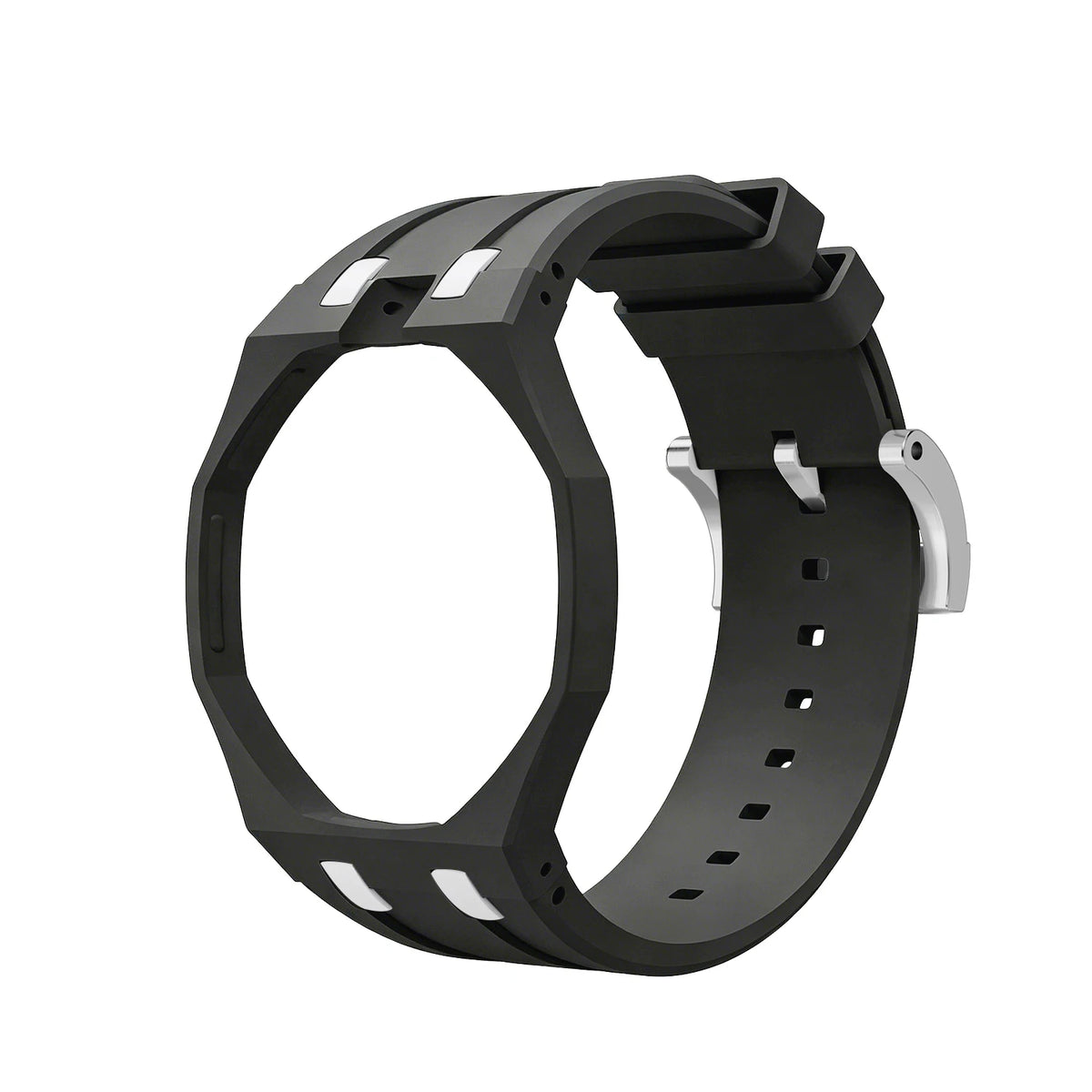 Bioceramics Watch Case+Silicone Band Modification Kit Strap Case Changer To Wristwatch Accessories For Royal Pop