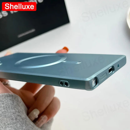 Note10 Plus Case Shelluxe Luxury For Magsafe Wireless Charge TPU Soft Case For Samsung Galaxy Note 10 Plus 20 Note20 Ultra Cases