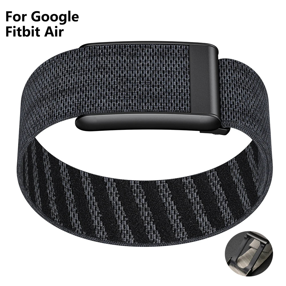 Nylon Loop Strap for Google Fitbit Air Change To Whoop 5.0 Sport Stretchy Watch Bracelet Soft Breathable Wristband for Women Men