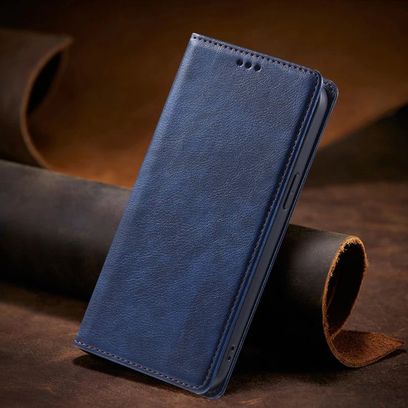 Flip Book Holster Case For Redmi 15 Phone Cover Leather Etui Redmi 15 Case Global Version Xiaomi Case Redmi 15 4G 5G Redmi15 Bag