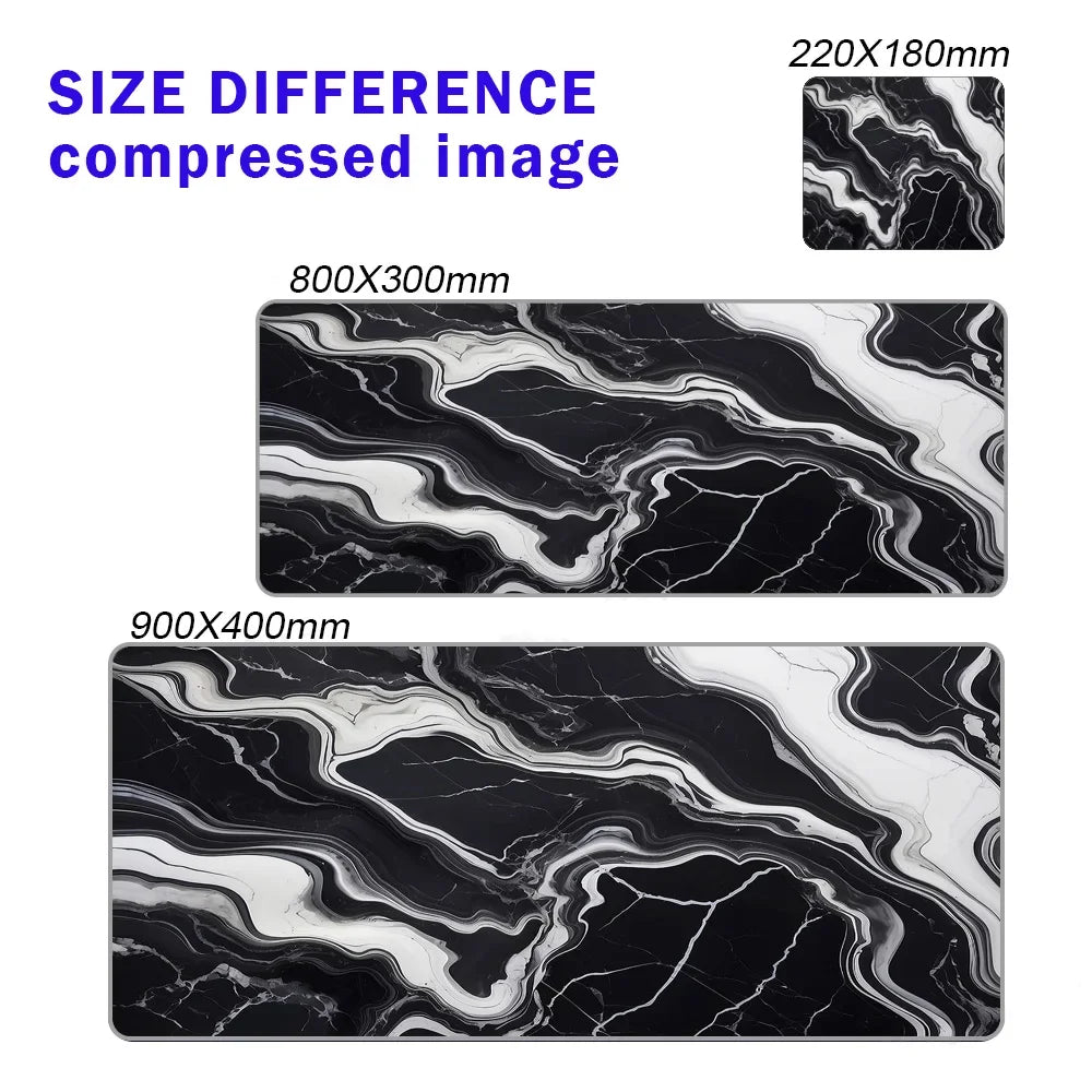 Line Liquid Mouse Pad Gaming Accessories Topographic Table Mat Marble Black Carpet Gray 100x50cm Custom Pc MousePad Desk Mat