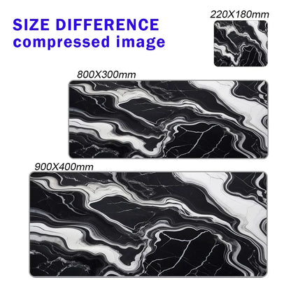 Line Liquid Mouse Pad Gaming Accessories Topographic Table Mat Marble Black Carpet Gray 100x50cm Custom Pc MousePad Desk Mat