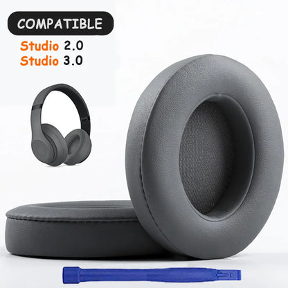KUTOU Earpads For Beats Studio 3 3.0 Ear Pads Studio3 Headphone Replacement Pads Studio2 Ear Cushions Earpads  Headset Foam Pad