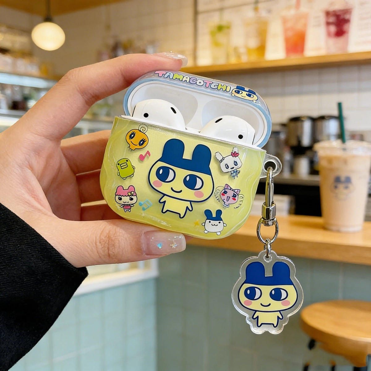 Retro Virtual Pet TPU Earphone Case Accessories Cover For Airpods 1 2 3 4 Pro Pro 2 Pro 3
