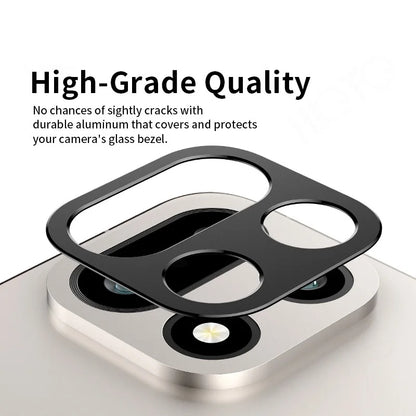 for OnePlus 15 Camera Bezel Cover Anti Scratch Black Metal Film Super Slim Hollow Lens Protector Cap Sticker