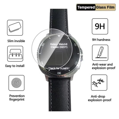 Tempered Glass Protector For Samsung Galaxy Watch 9 8 44mm 40mm HD Screen Protector Galaxy Watch 8 Classic 46mm Accessories