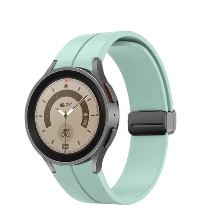 No Gap Magnetic Silicone Strap For Samsung Galaxy Watch 7 6 5 4 44mm 40mm Pro 45mm Bracelet Galaxy Watch6 Classic 43mm 47mm Band