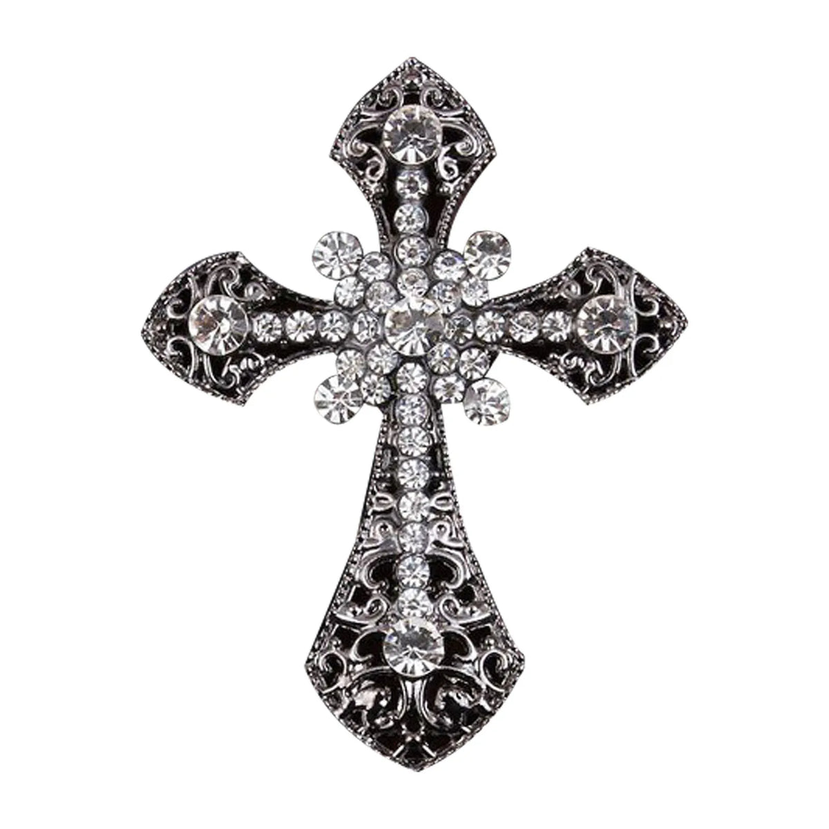 Car Perfume Air Freshener Bling Cross Car Vent Clips Auto Air Fresheners Vent Clips For Women Car Interior Aroma Diffuser