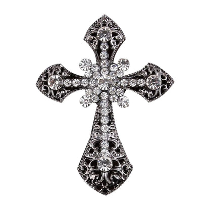 Car Perfume Air Freshener Bling Cross Car Vent Clips Auto Air Fresheners Vent Clips For Women Car Interior Aroma Diffuser