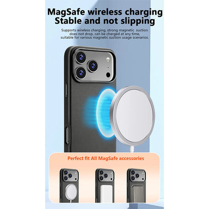 Magnetic PU Leather Phone Case For iPhone 18 17 Pro Max 16 15 14 Plus 13 Air For Magsafe Wireless Charging Shockproof Cover