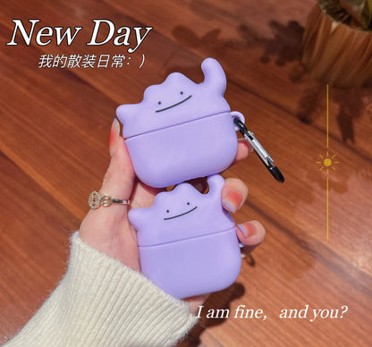 For Airpods 1 2 3 4 Pro Pro 2 Pro 3 Silicone Earphone Case Cute Ditto Accessories Cover