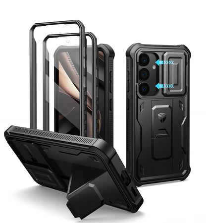 Dexnor For Samsung Galaxy S25/S25 Plus/S25 Ultra /S25 Edge 2025Case Full Body Shockproof Camera Cover &Built-in Screen Protector Kickstand