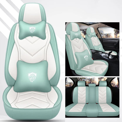 Leather Car Seat Covers For Fiat Toro Bravo Freemont 500 Argo Seat Leon Ibiza Arona BMW E39 Auto Interior Accesorios Waterproof