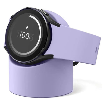 Compatible With Samsung Galaxy Watch 7 6 5 4 3 Charger Stand 40 44 46mm Galaxy Watch 5Pro Charger Silicone Stand Charging Base