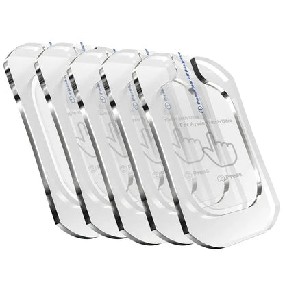 5PCS Tempered Glass For Apple Watch Ultra 2 49mm Anti-Scratch Screen Protector iWatch Ultra Seconds installation Protective Film