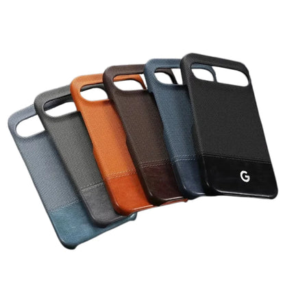 Premium PU Leather Splicing Texture Business Phone Case For Google Pixel 11 10 9 Pro XL 10A 8A For MagSafe Magnetic Cover Funda