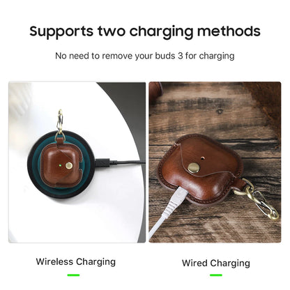 Genuine Leather Case For AirPods 4 Earphone Case Cover For Apple Air Pods 4th Generation 2024 Protector Headset Shell