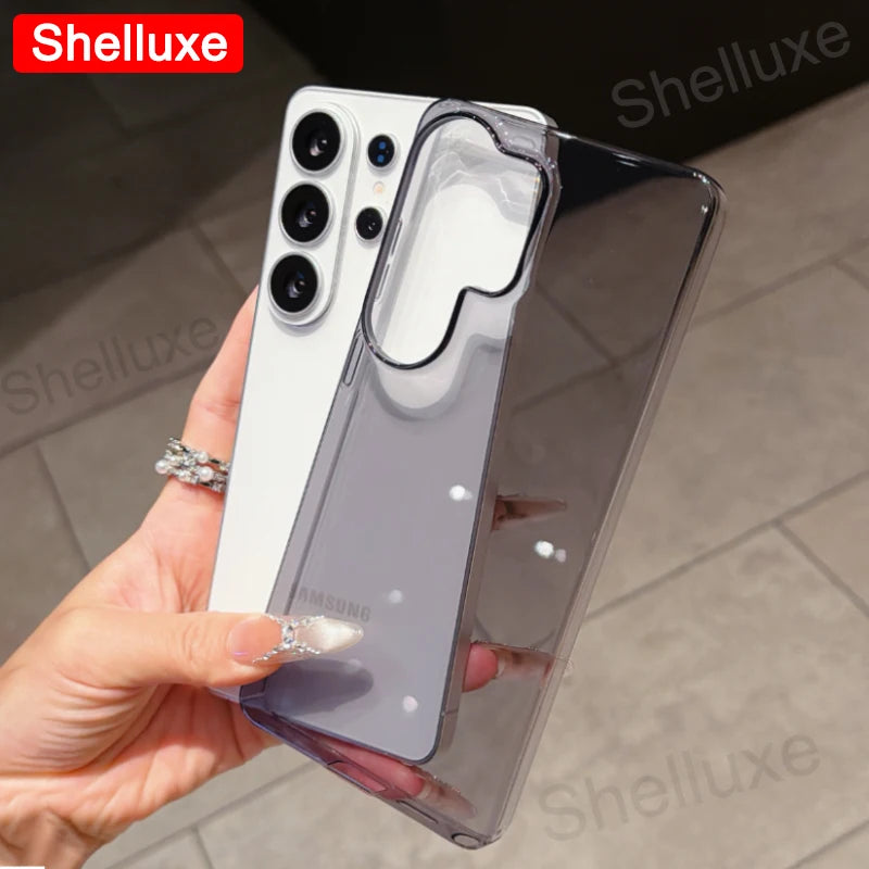 S26 Ultra Case Shelluxe Luxury Magnetic Transparent PC Hard Cover For Samsung Galaxy S26 S25 S24 Ultra S23 Plus S22 FE 5G Cases