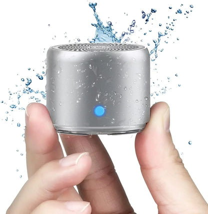 Mini Bluetooth A106 Pro Speaker with Custom Bass Radiator, IPX7 Waterproof, Super Portable Speakers, Travel Case Packed