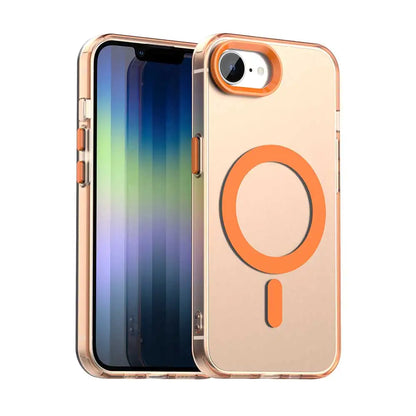 Magnetic Wireless Charging Case For Apple iPhone 17e 16e 16 Pro Max 15 14 Plus Cover Candy Colors Transparent Back Shell Coque