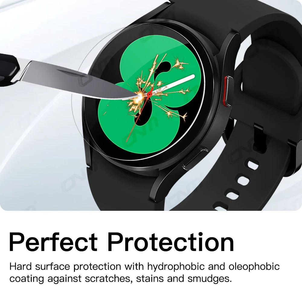 9H Tempered Glass for Samsung Galaxy Watch 9/8/7/6/5/4 40/44mm Classic 47mm Pro Screen Protector Anti-scratch Film Accessories