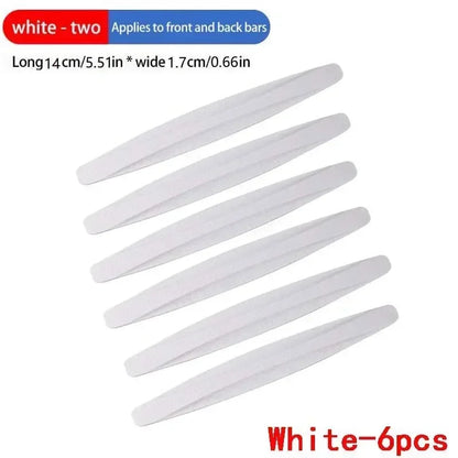 New 4/6 PCS Car Anti-collision Protection Decoration Strip Universal Front Rear Bumper Corner Protector Guard Car Accessories