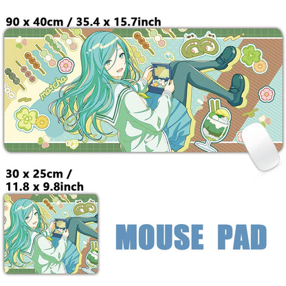 Project Sekai Birthday Full Character 25-ji Nightcord de PJSK Mouse pad Table Mat Gaming XXL Anime Mousepad Keyboard Desktop Mat