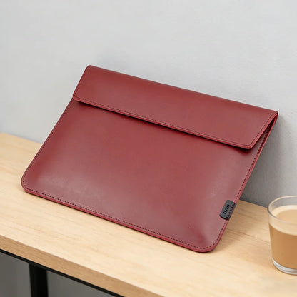 Simple Design 13/14/15/16 Inch Laptop Sleeve Case for M1 MacBook Air 13.6 Pro 14 16 PU Leather Laptop Pouch For HP Dell Huawei