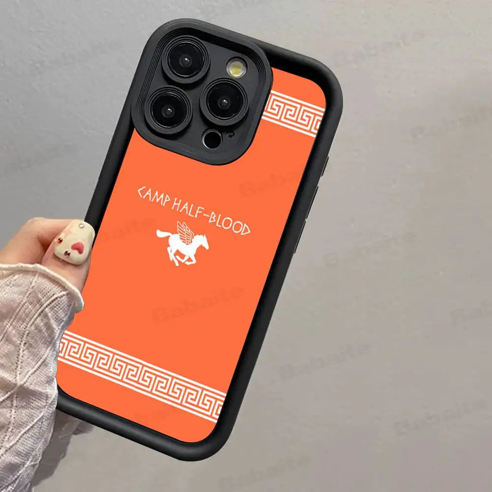P-Percy J-Jackson Poseidon Camp Phone Case For iPhone 11 12 13 14 15 16 17 Pro Max Plus Shockproof Protecti Case