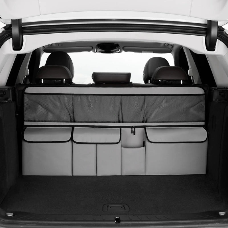 Car Trunk Storage Bag Universal Auto Trunk Organizer Car Seat Back Hanging Bag Foldable Car Storage Bags Accessory