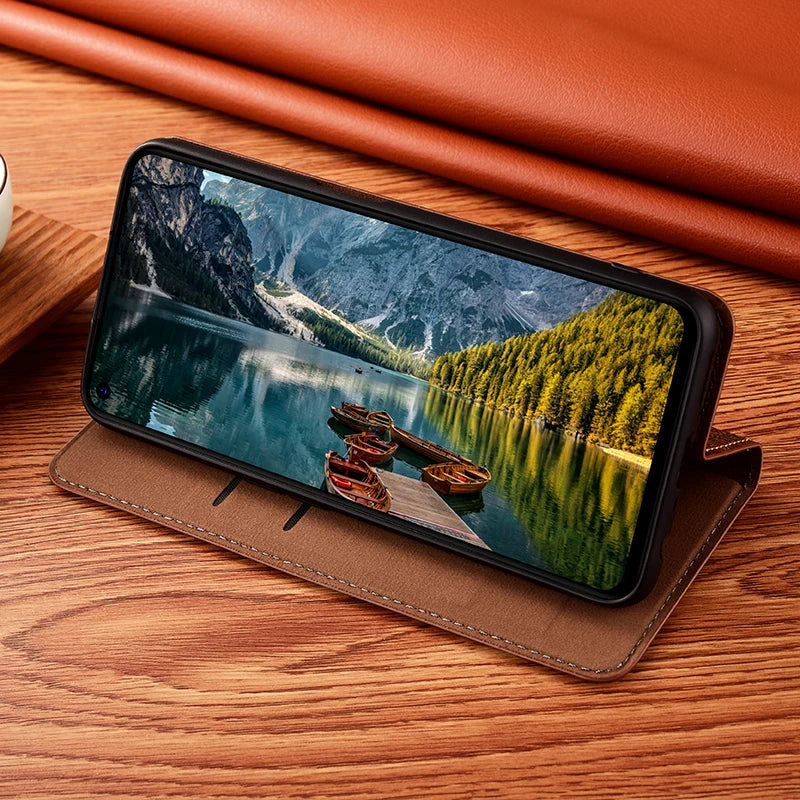 Crazy Horse Genuine Leather Flip Case For Google Pixel 3 4 4A 5 5A 6 6A 7 7A 8 8A 9 10 10A 11 XL Pro Fold Phone Cover Card Cases