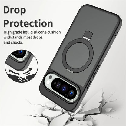 Magnetic Wireless Charging Phone Case for Google Pixel 10 Pro XL Pixel 10 9 Pro for Magsafe Ring Bracket Shockproof Cover Funda