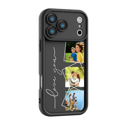 Personalized Custom Multiple Photo Phone Case for iPhone18 17 16 15 14 13 12 11 Pro Max Air Plus Stylish Soft TPU Cover