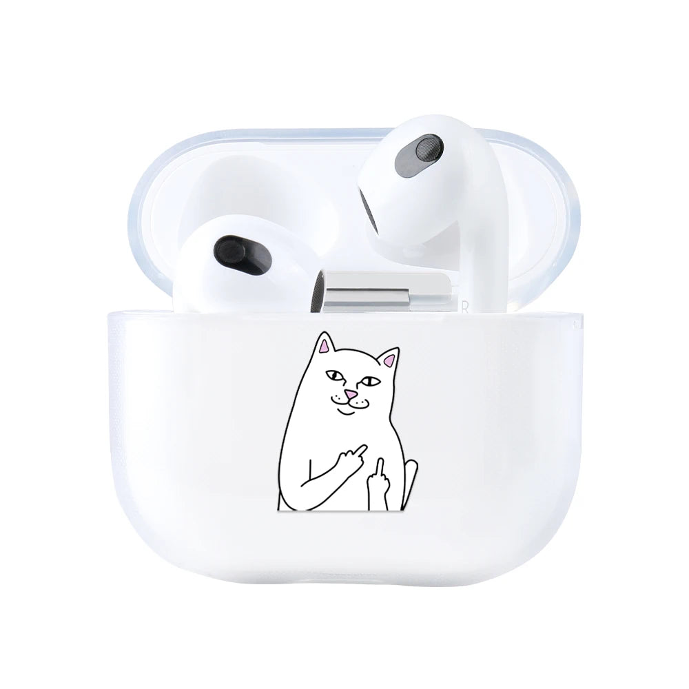 Cute Cartoon Pattern Earphone Case for Airpods 4th 3rd 2 Pro 3 2 Shockproof Cover for Airpod 2 3 1 Protective Accessorie Shell