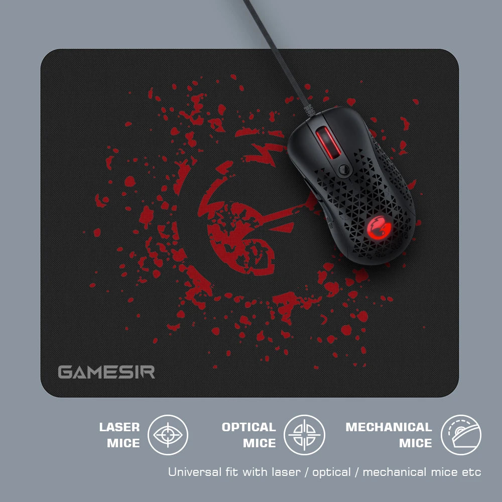 GameSir GM500 Wired Gaming Mouse Super Lightweight PC Mouse with PMW33600 Optical Sensor 12000 DPI for Windows 7 10 11