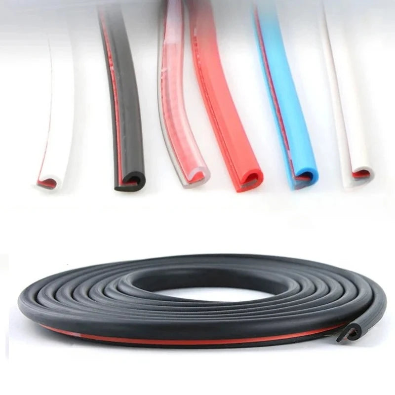 3M Car Door Edge Sealing Strip Transparent PVC Scratch Protector Strip Anti-collision Stickers Door Anti-scratch Car Accessories